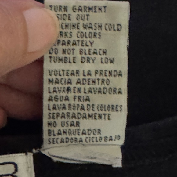 H-92 ChinaWear Black & White Embroidered Sleeveless Summer‎ Blouse Size L - Picture 13 of 14